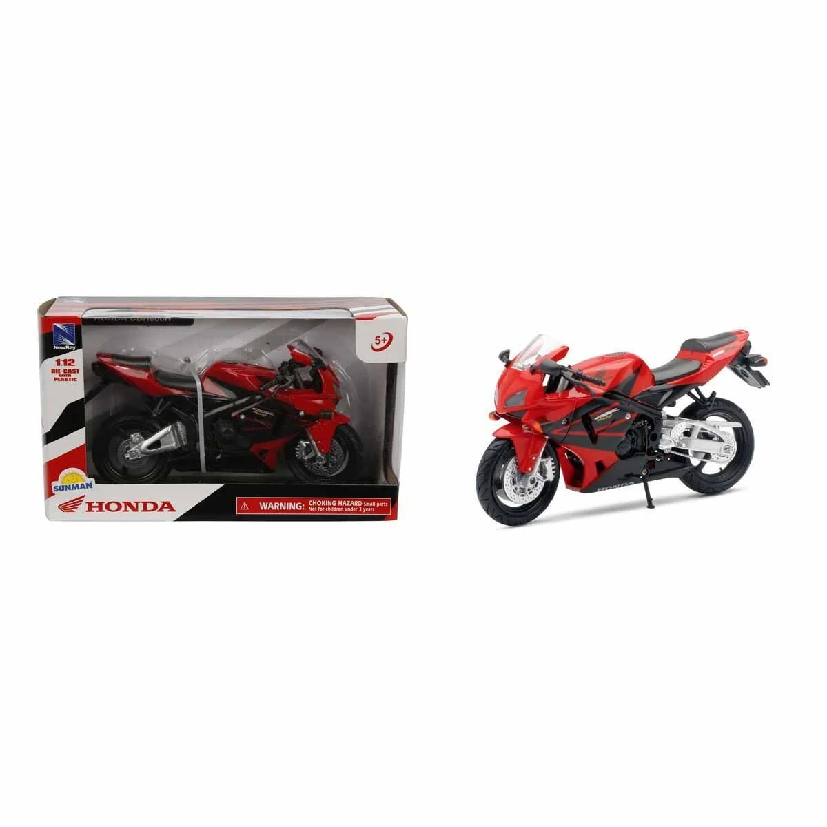 42607 SUN- Honda CBR600R 2006 Kırmızı 1:12 görsel 2