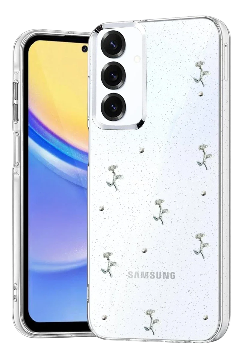 Samsung Galaxy A24 4G Fiyonk Desenli Kapak - Desen 4
