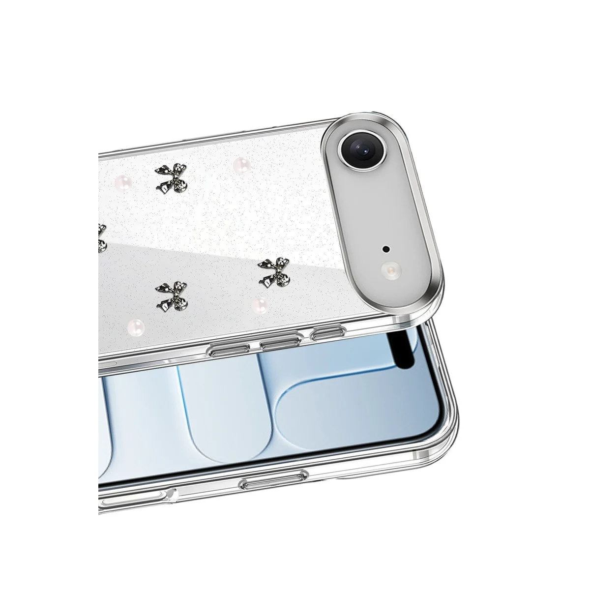 Apple İphone 17 Air Fiyonk Desenli Kapak - Desen 8 görsel 2