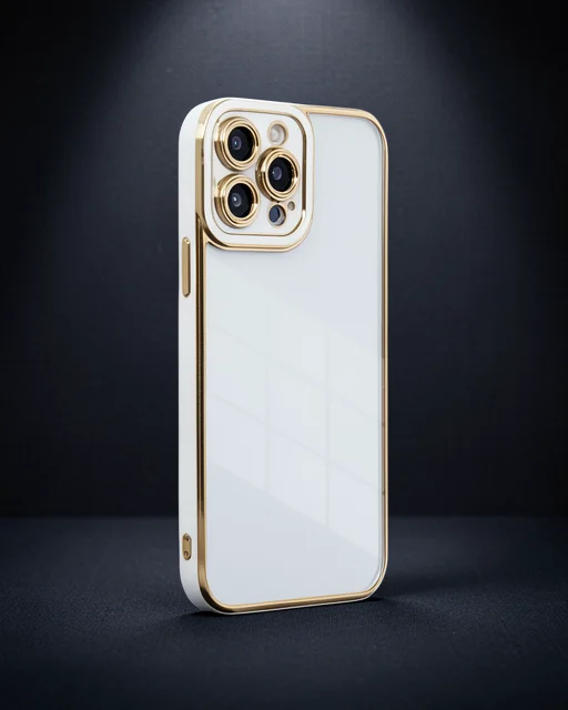Apple İphone 13 Pro Kılıf Liva Lens Silikon - Beyaz