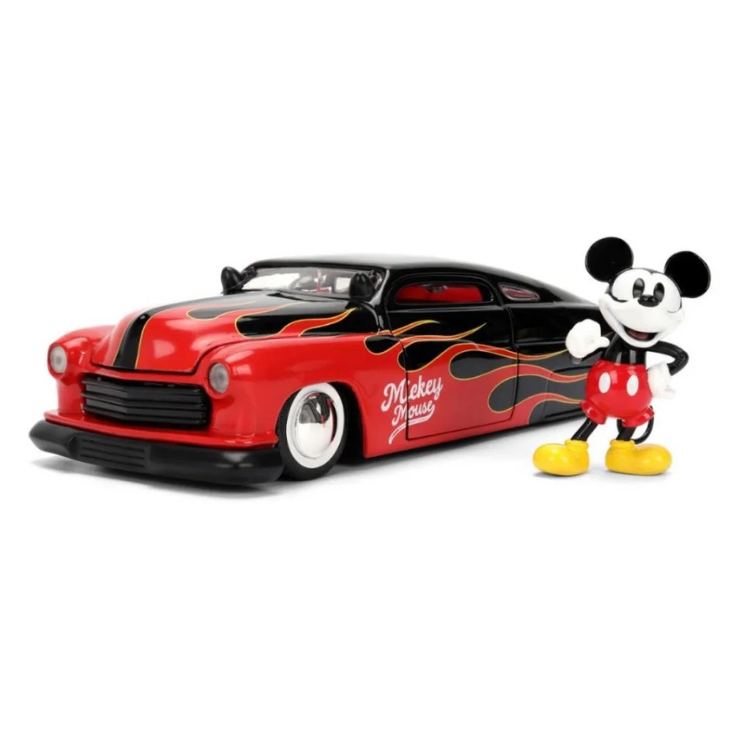 M. Mouse Figürü ve 1951 Mercury Coupé Model Aracı görsel 3