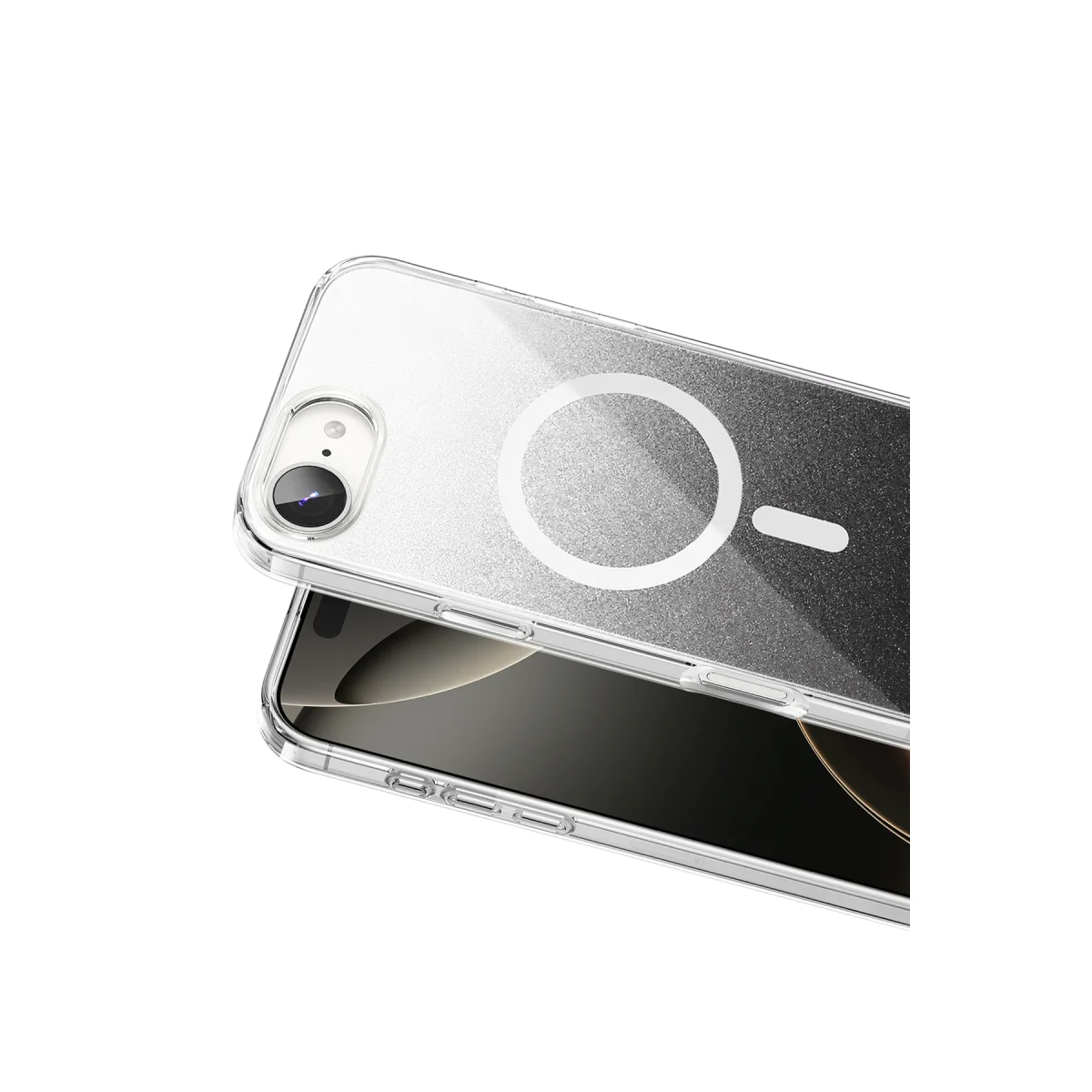 Onegif Apple iPhone 17E Sora Simli Magsafe Kapak - Siyah görsel 2
