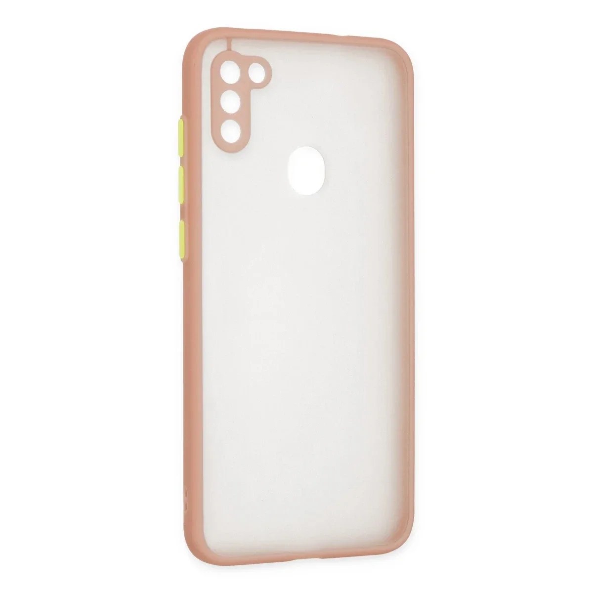 Samsung Galaxy A11 Kılıf Montreal Silikon Kapak - Pembe görsel 3