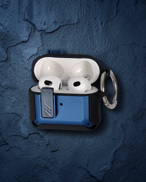 Apple Airpods 3 (3.nesil) Truva Kılıf - Mavi