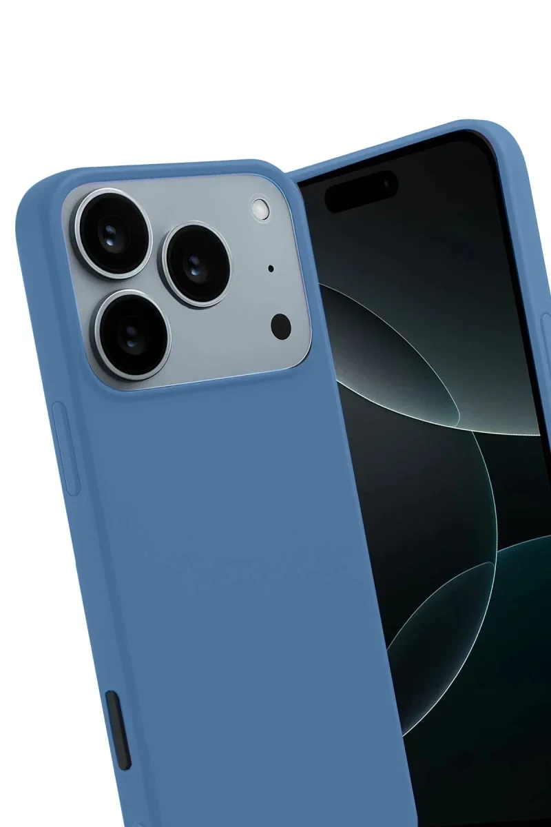 Apple iPhone 17 Pro Max First Silikon - Mavi görsel 3
