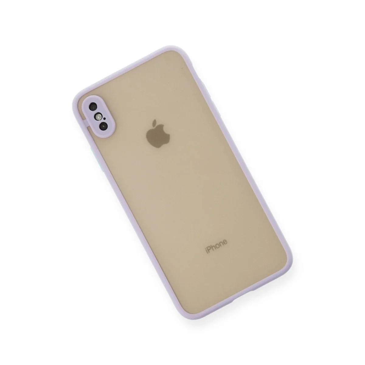 Apple İphone Xs Max Kılıf Montreal Silikon Kapak - Mor görsel 3