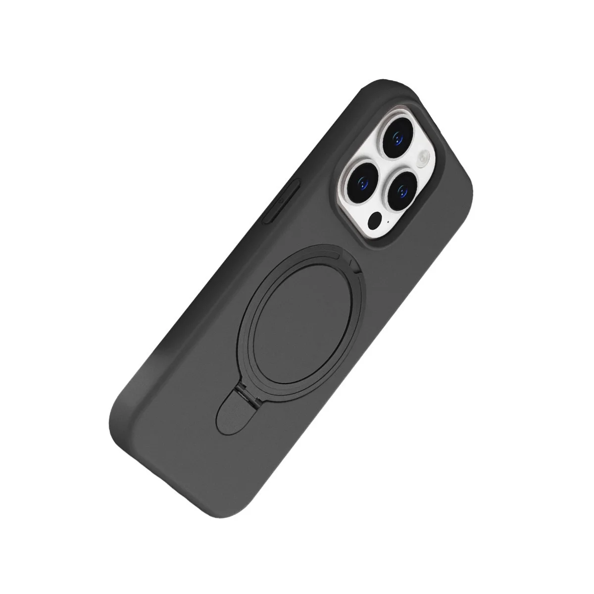 Apple İphone 14 Pro Max Regal Magsafe Standlı Kapak - Titan Gri görsel 3