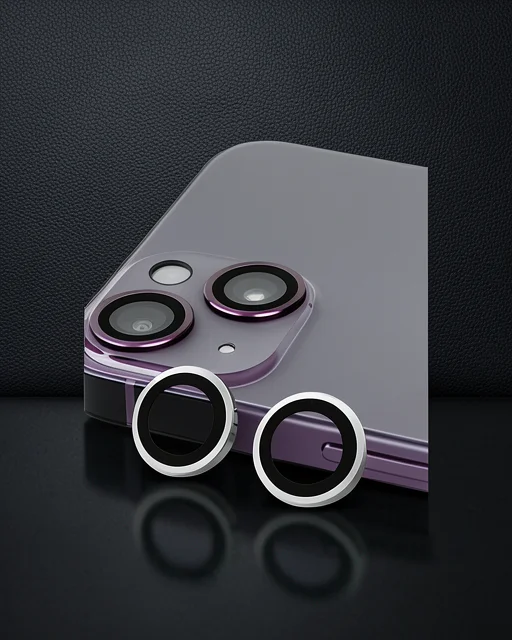 Apple İphone 14 Plus Raze Metal Kamera Lens - Gümüş