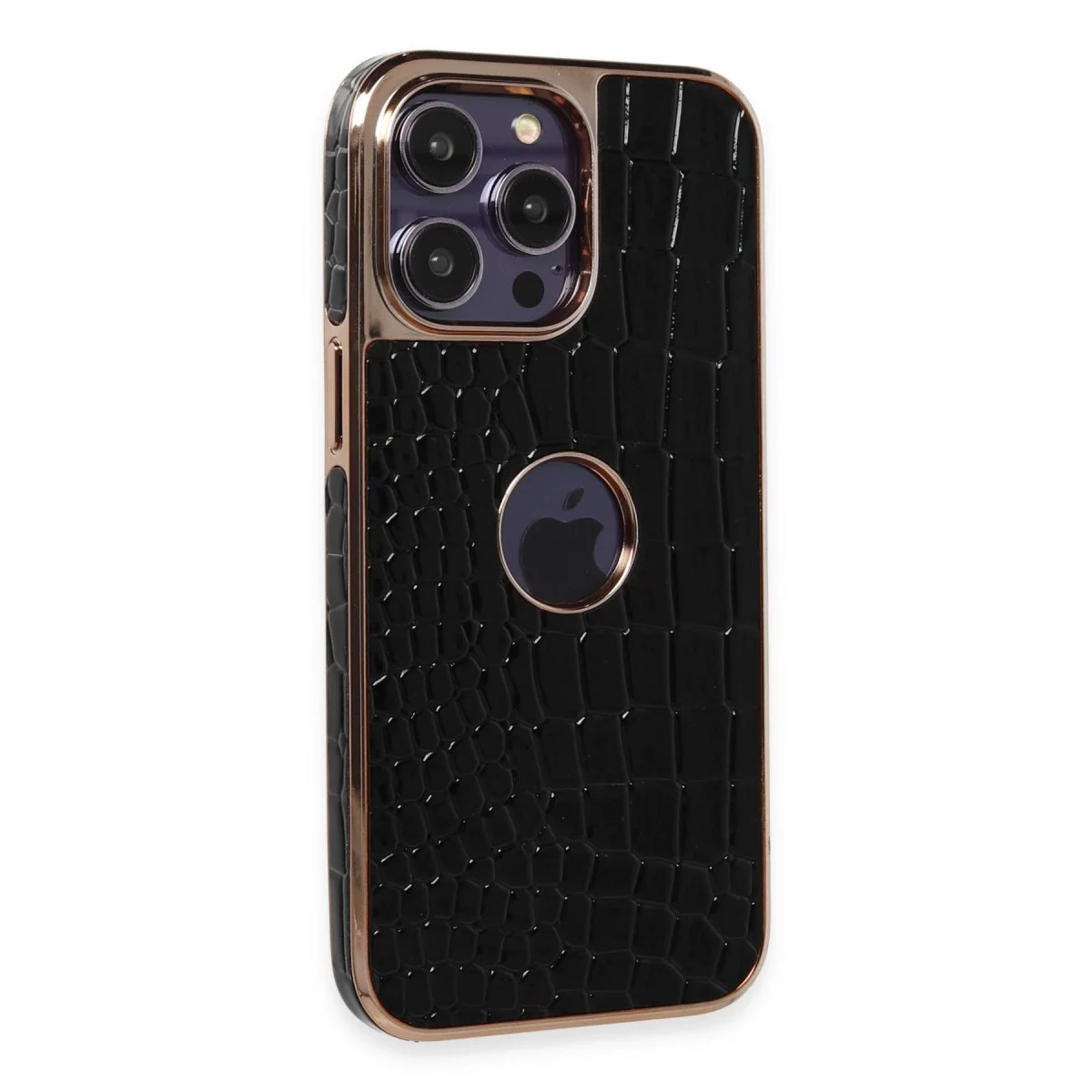 Apple İphone 14 Pro Max Kılıf Snake Kapak - Siyah