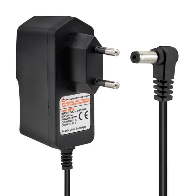 PM-19253 15 Volt - 1 Amper - 15 Watt Şarjlı Matkap Adaptörü görsel 5