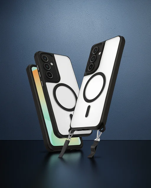 Samsung Galaxy S25 Plus Kılıf Enka Magsafe Silikon Kılıf - Siyah