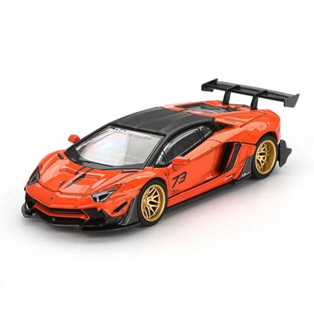 1/64 LB WORKS Lamborghini Aventador Limited Edition Orange MDX 2025 görsel 4