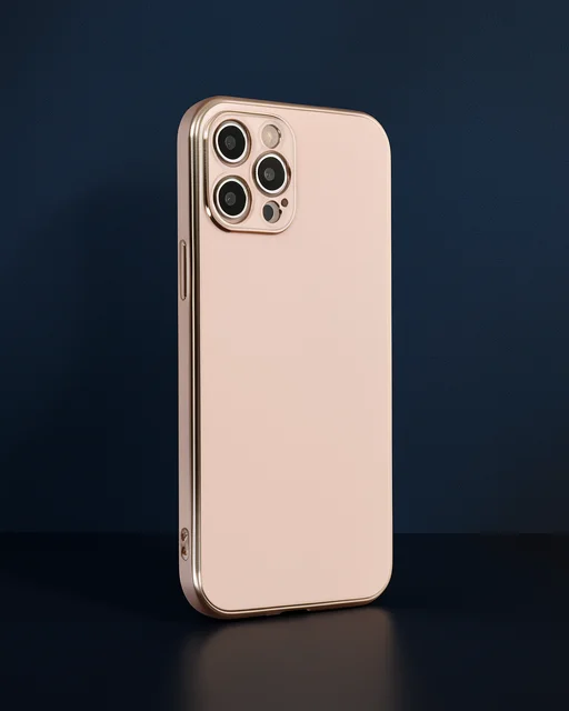 Apple İphone 12 Pro Max Kılıf Volet Silikon - Pembe