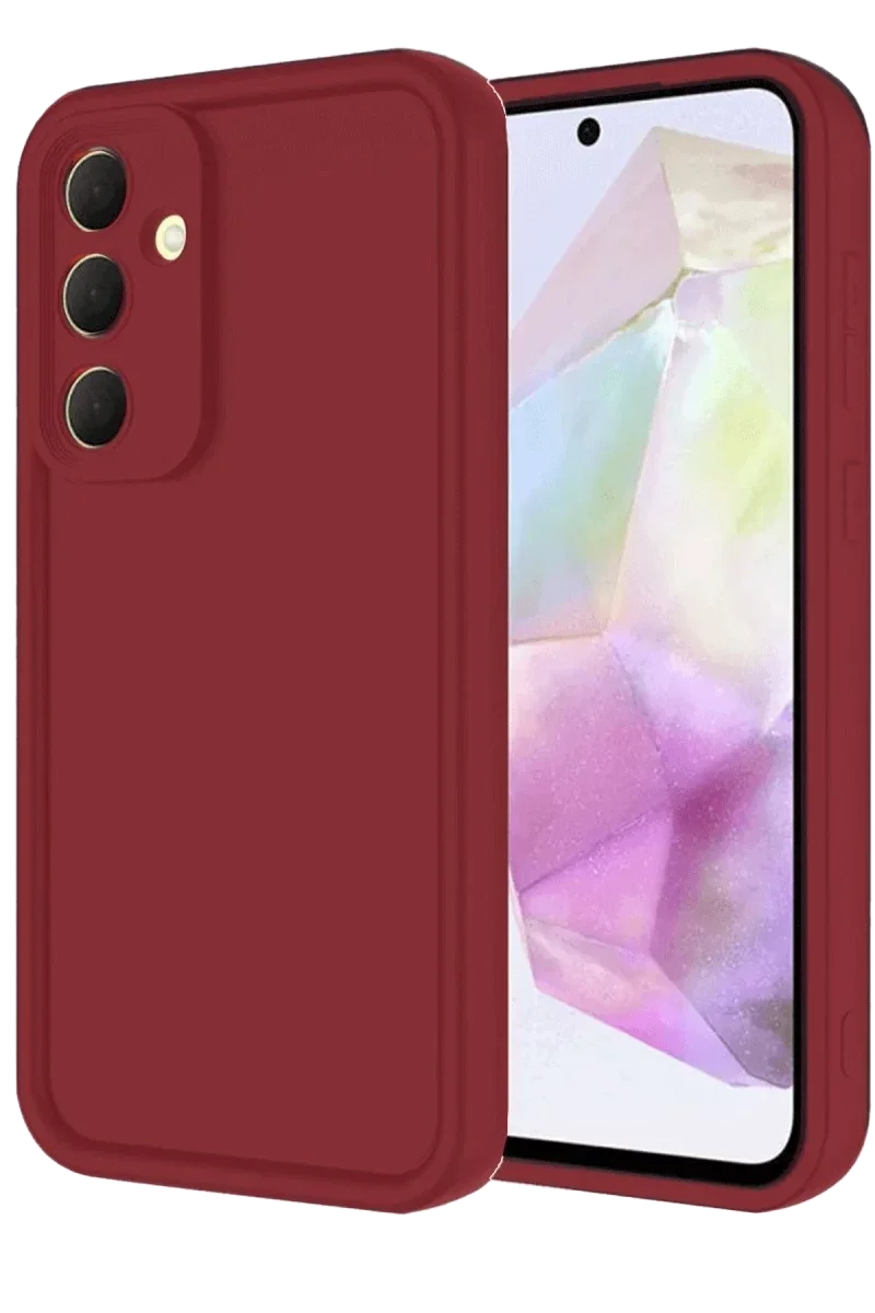 Samsung Galaxy A16 5G Kılıf Viera Silikon - Bordo