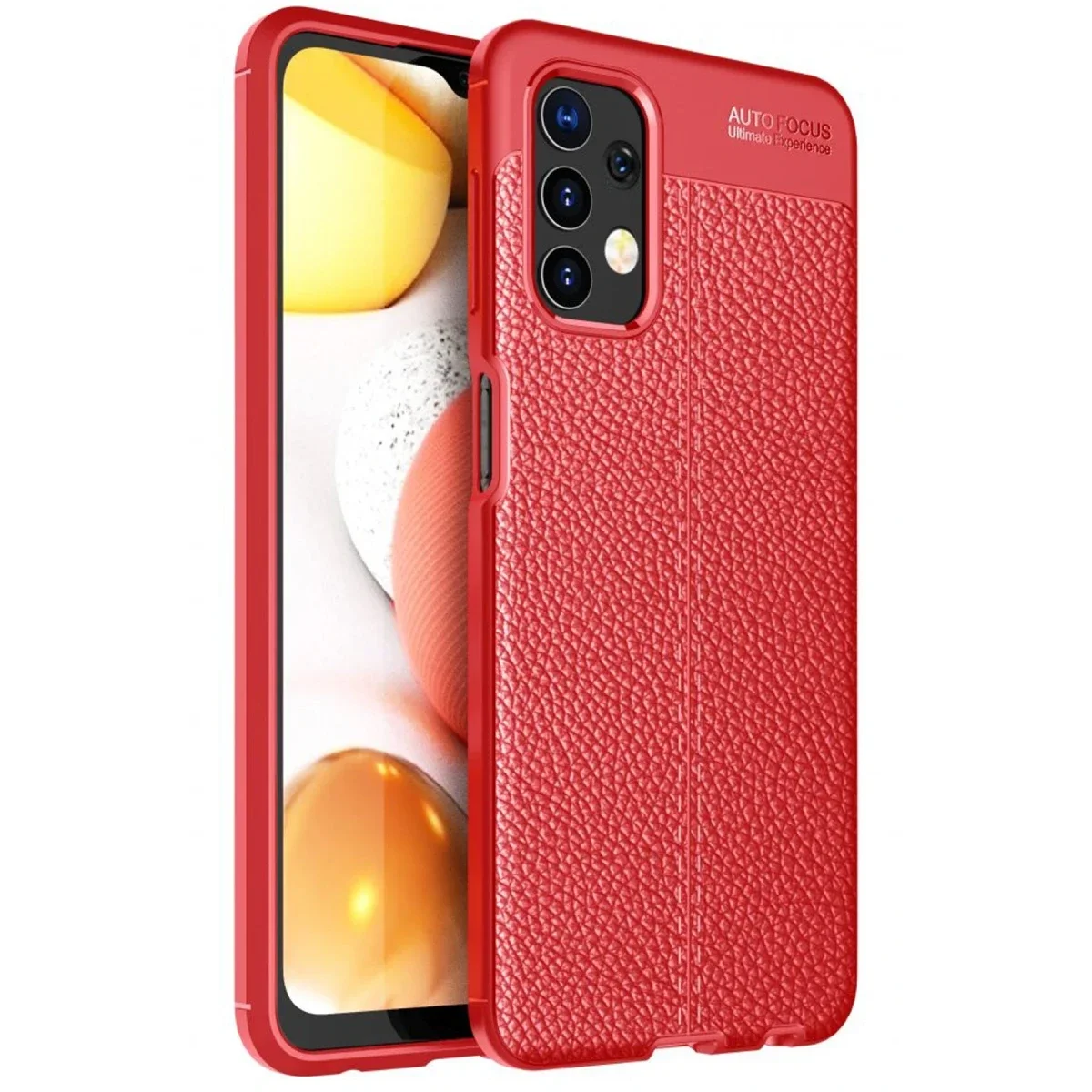Samsung Galaxy A13 4G Kılıf Auto Focus Kapak - Kırmızı
