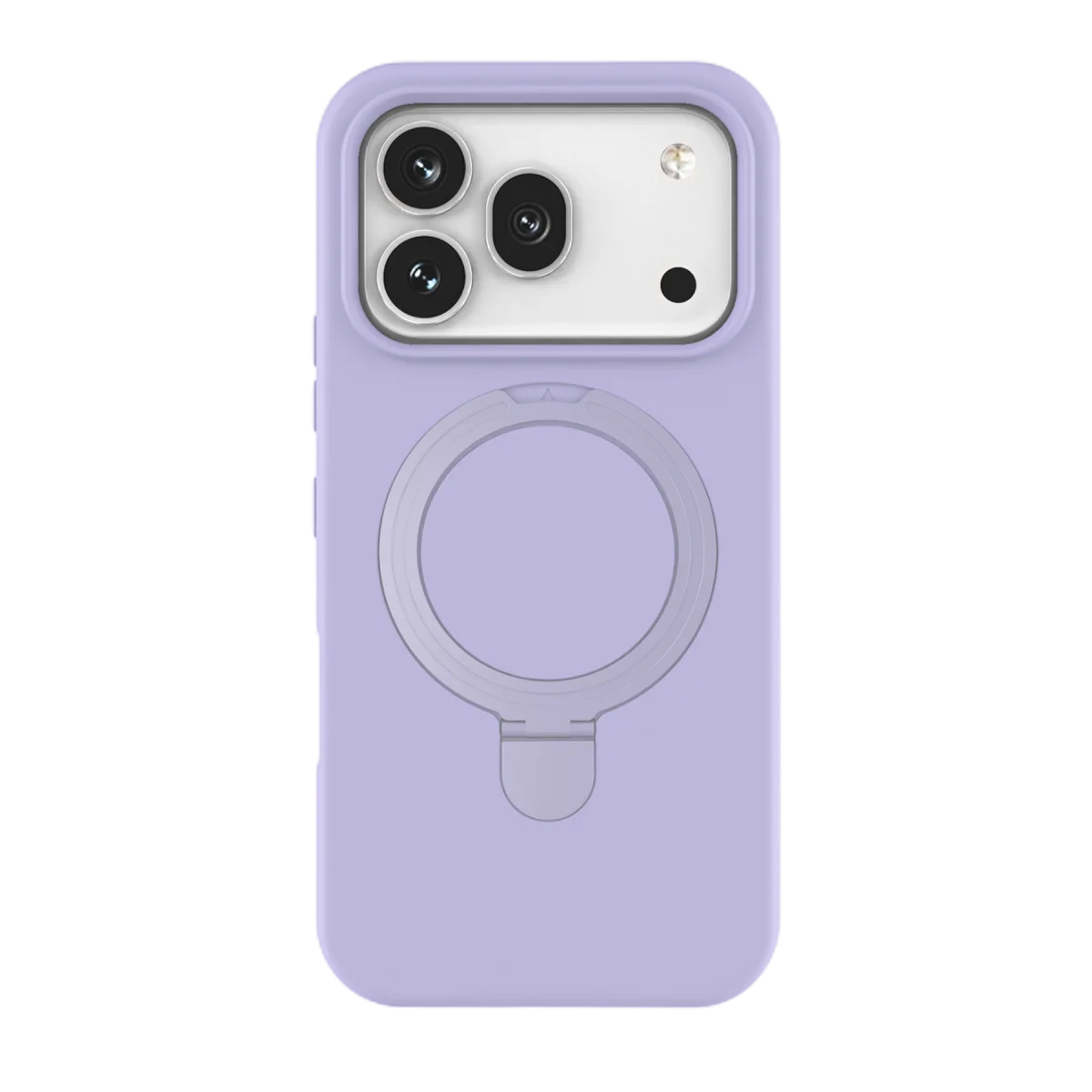Huawei Honor 600 Regal Magsafe Standlı Kapak - Lila görsel 3