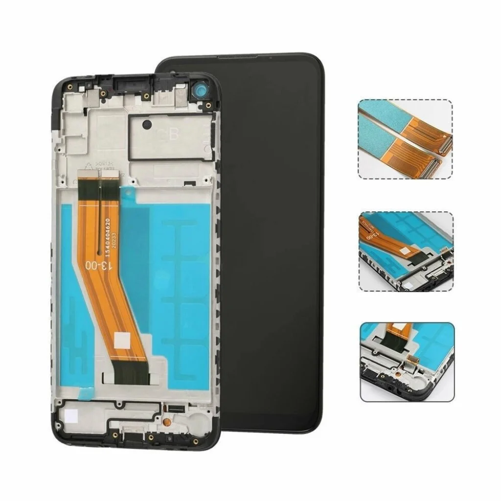 Samsung A11 Dokunmatik Ekran Servis Çıtalı (Siyah) görsel 2