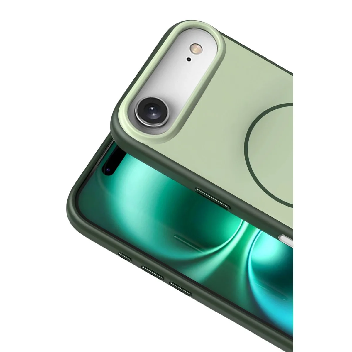 Joko Apple İphone 17 Air Neva Magsafe Kapak - Koyu Yeşil görsel 2