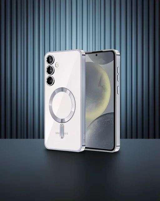 Samsung Galaxy S23 Plus Kılıf Kross Magneticsafe Kapak - Gümüş