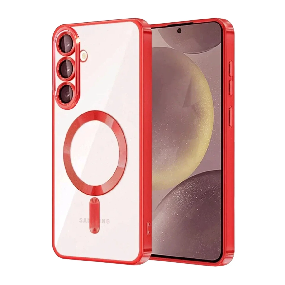 Samsung Galaxy S26 Kross Magneticsafe Kapak - Kırmızı
