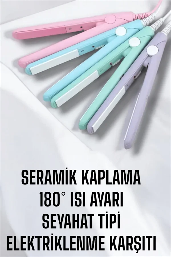 Kompakt ve Hafif: Elektriklenme Karşıtı ni Saç Düzleştirici görsel 5