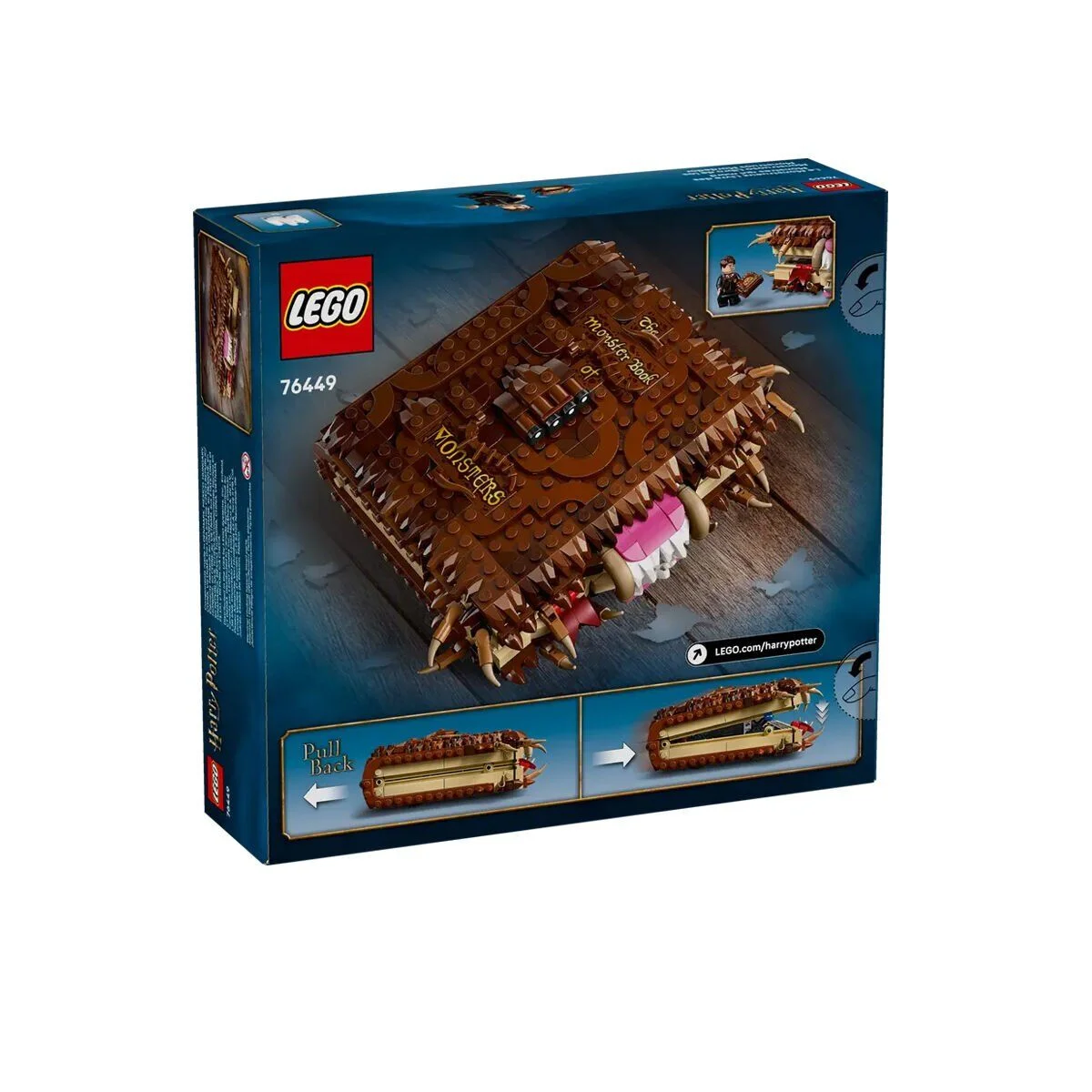 76449 Lego Harry Potter - Isıran Canavarlar Kitabı 518 parça +9 yaş görsel 7