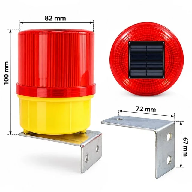 PM-39271 Solar İkaz Lambası görsel 4