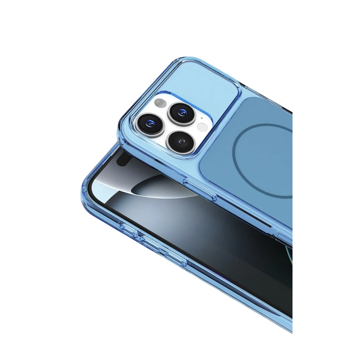 Joko Apple İphone 16 Pro Max Bruma Magsafe Kapak - Mavi görsel 2
