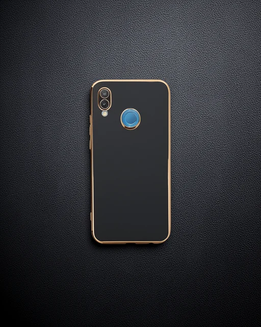 Huawei P20 Lite Kılıf Volet Silikon - Siyah