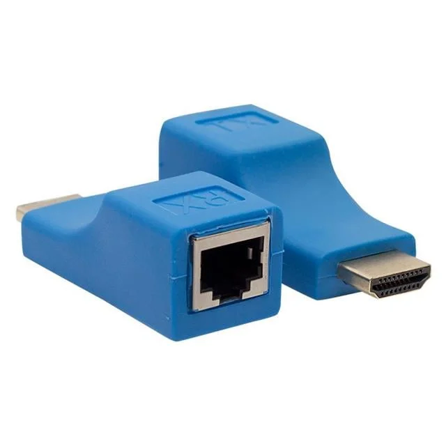 Fully H-608F 4K HD to RJ45/CAT5/CAT6/Ethernet 30 Metre HD Uzatıcı Extender görsel 4