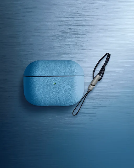 Apple Airpods Pro 2 (2.nesil) 405 Deri Kılıf - Sierra Blue