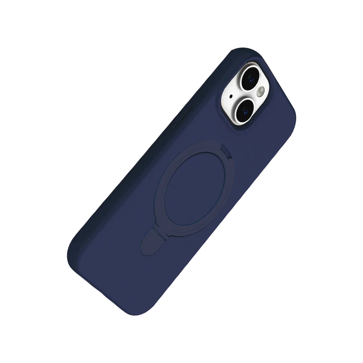 Apple iPhone 14 Regal Magsafe Standlı Kapak - Lacivert görsel 3