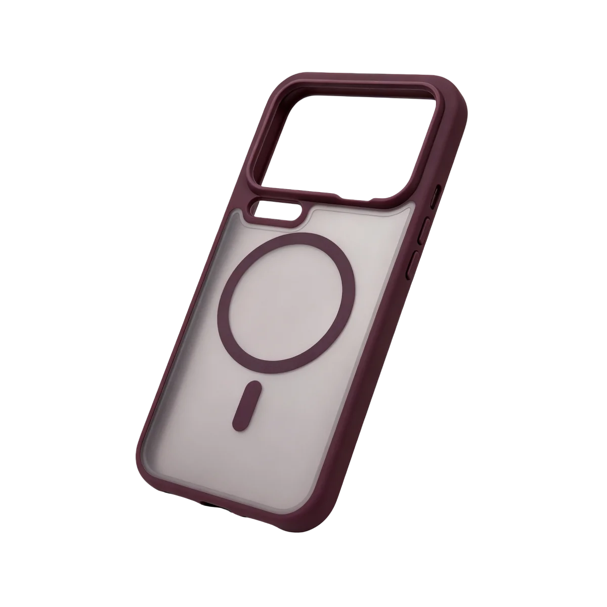 Xiaomi Mi 17 Pro Max Loji Magsafe Kapak - Bordo görsel 3