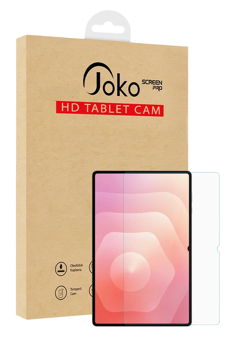 Joko Samsung Galaxy Tab S10 FE Plus 13.1 2in1 HD Tablet Cam Ekran Koruyucu - Şeffaf