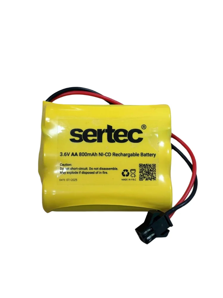 3.6V 3S1P Aa 800 Mah Kablo + Siyah Konnektörlü Oyuncak Pili