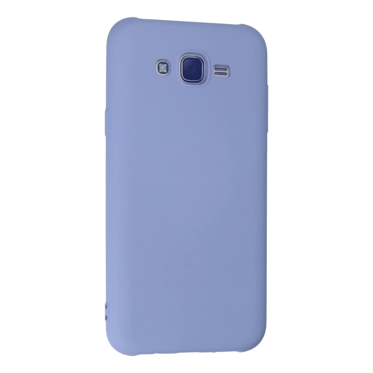 Samsung Galaxy J7 Kılıf Nano İçi Kadife Silikon - Lila görsel 3