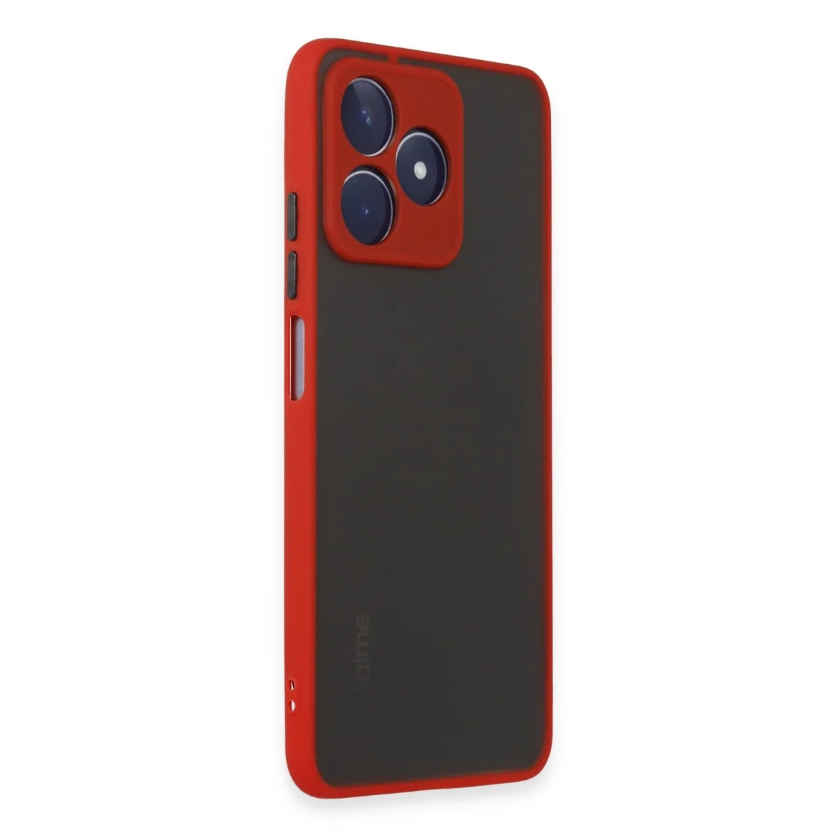 Realme C53 Kılıf Montreal Silikon Kapak - Kırmızı görsel 2