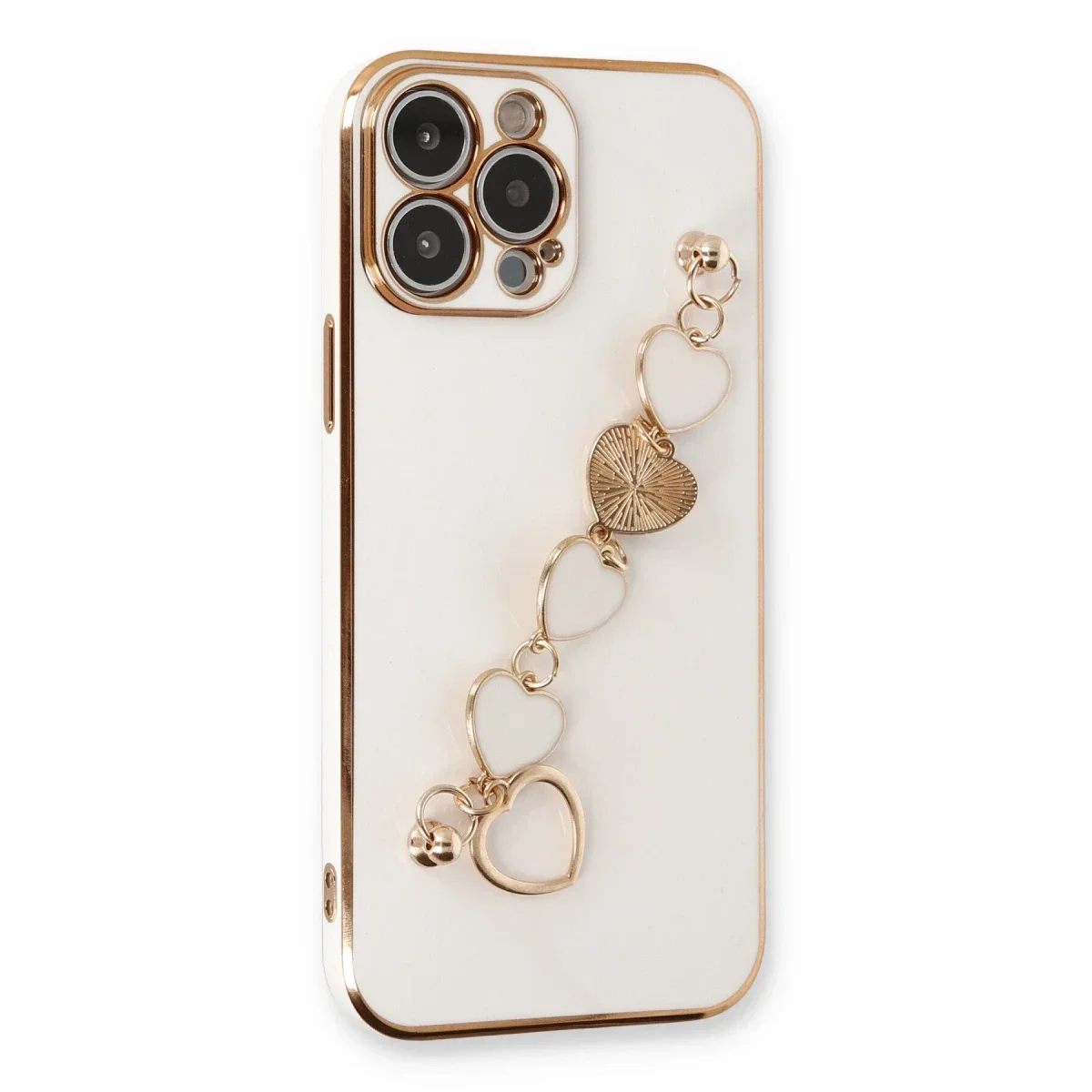 Apple iPhone 13 Pro Max Kılıf Esila Silikon - Beyaz