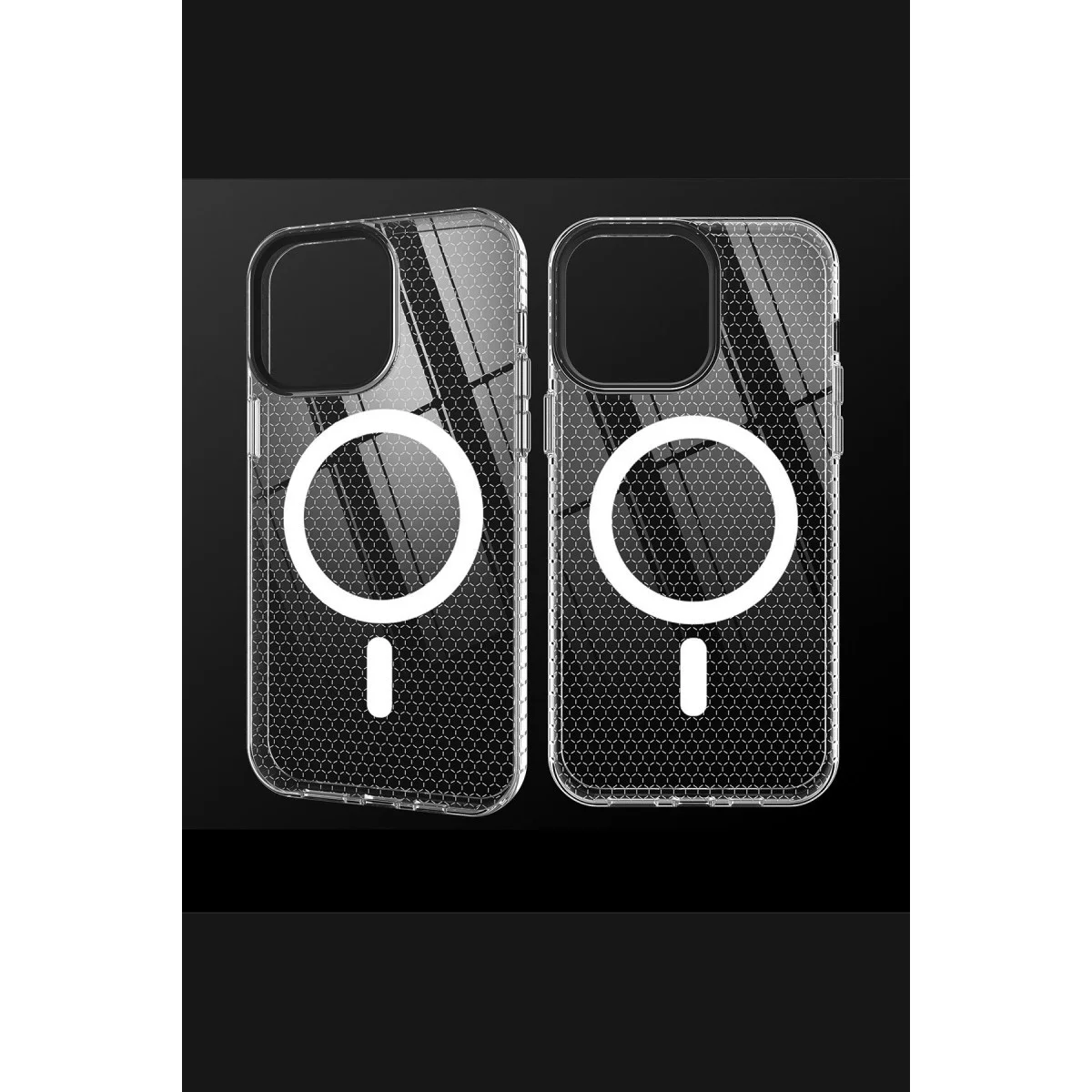Apple İphone 12 Pro Max Kılıf Beta Magneticsafe Silikon - Şeffaf görsel 8