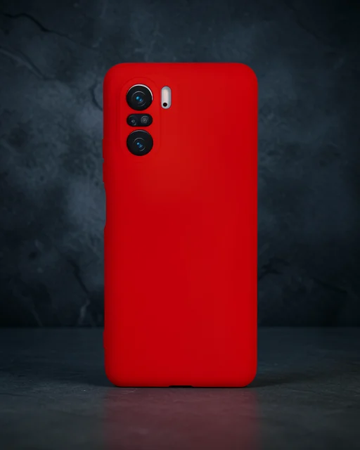 Xiaomi Poco F3 Kılıf Nano İçi Kadife Silikon - Kırmızı