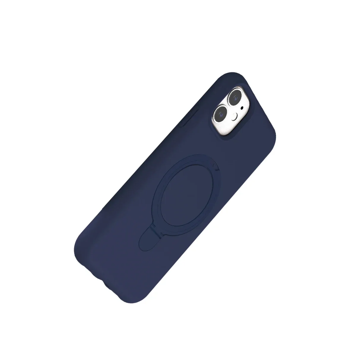 Apple iPhone 11 Regal Magsafe Standlı Kapak - Lacivert görsel 3