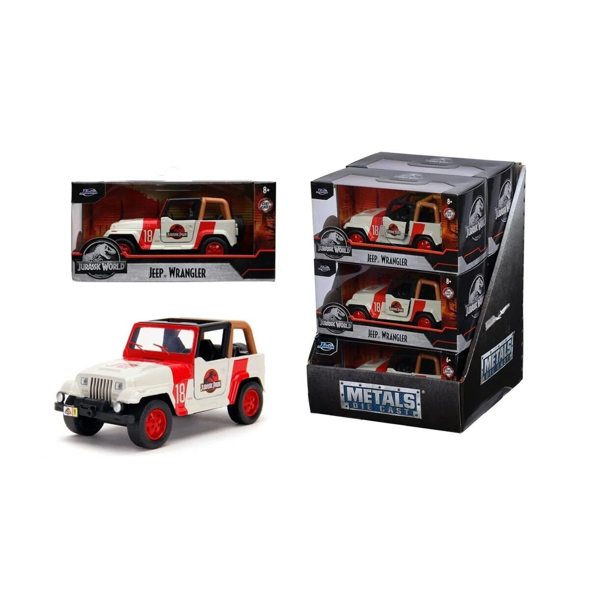 9332129314R00 Jurassic World Jeep Wrangler 1 32 görsel 6