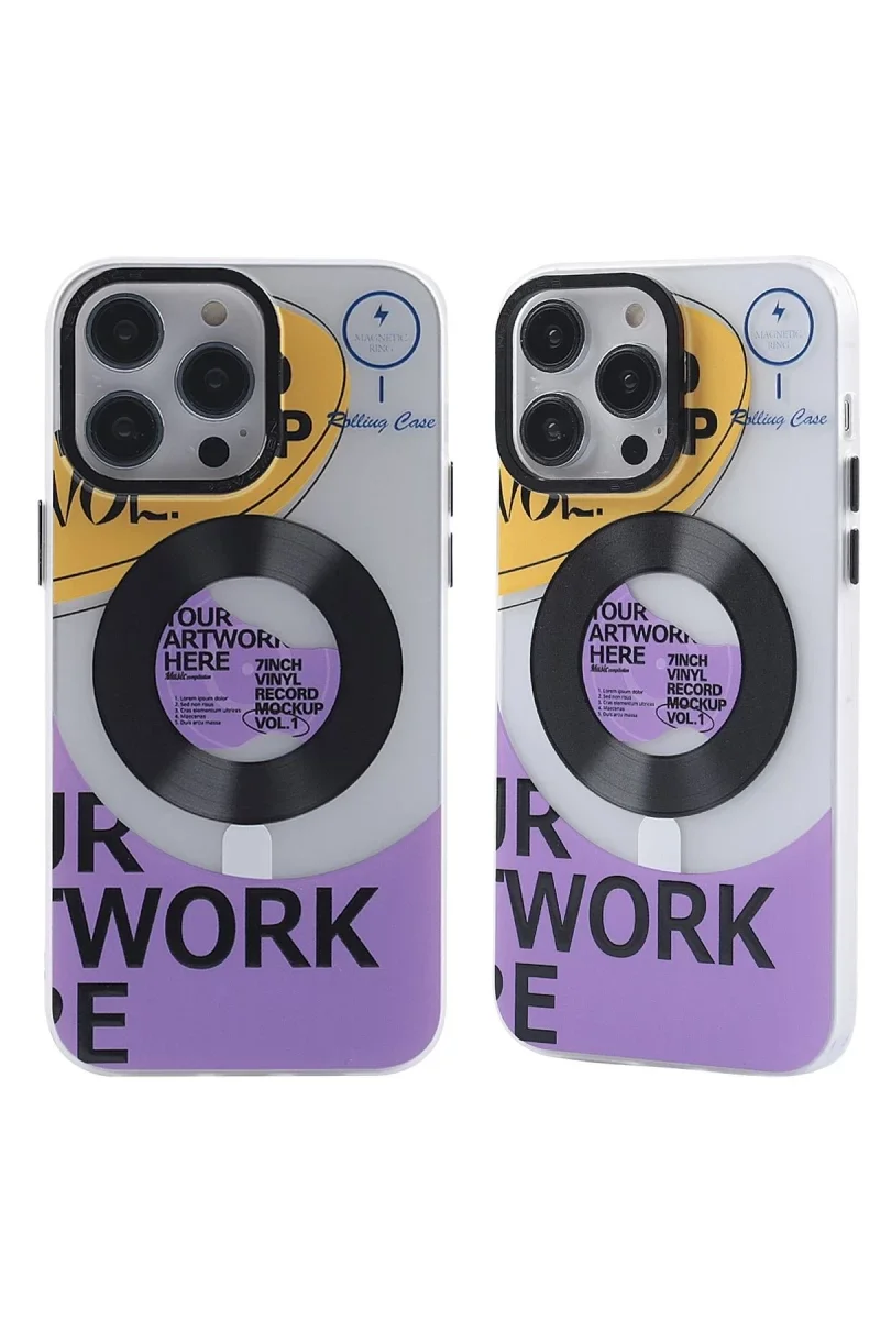 Apple iPhone 12 Pro Max Kılıf Apollo Magneticsafe Desenli Kapak - Apollo Şeffaf - 6