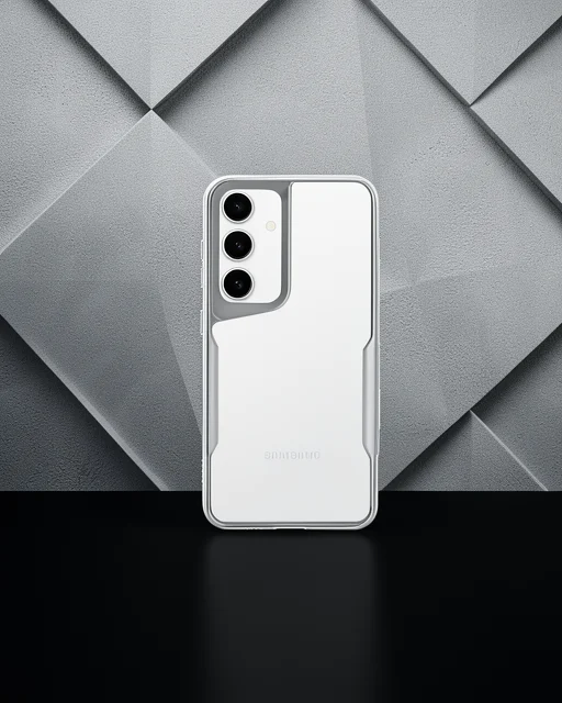 Samsung Galaxy A35 5g Kılıf Boyi Silikon Kapak - Gümüş