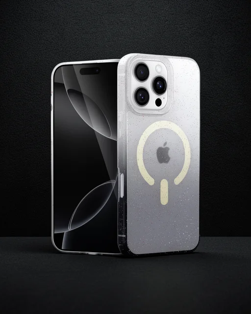 Apple İphone 16 Pro Max Pummel Shiny Magsafe Kapak - Siyah