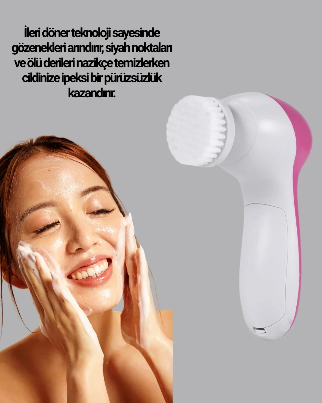 Taşınabilir Yüz Masaj Aleti – Cilt Yenileyici, Leke ve Siyah Nokta Karşıtı görsel 4