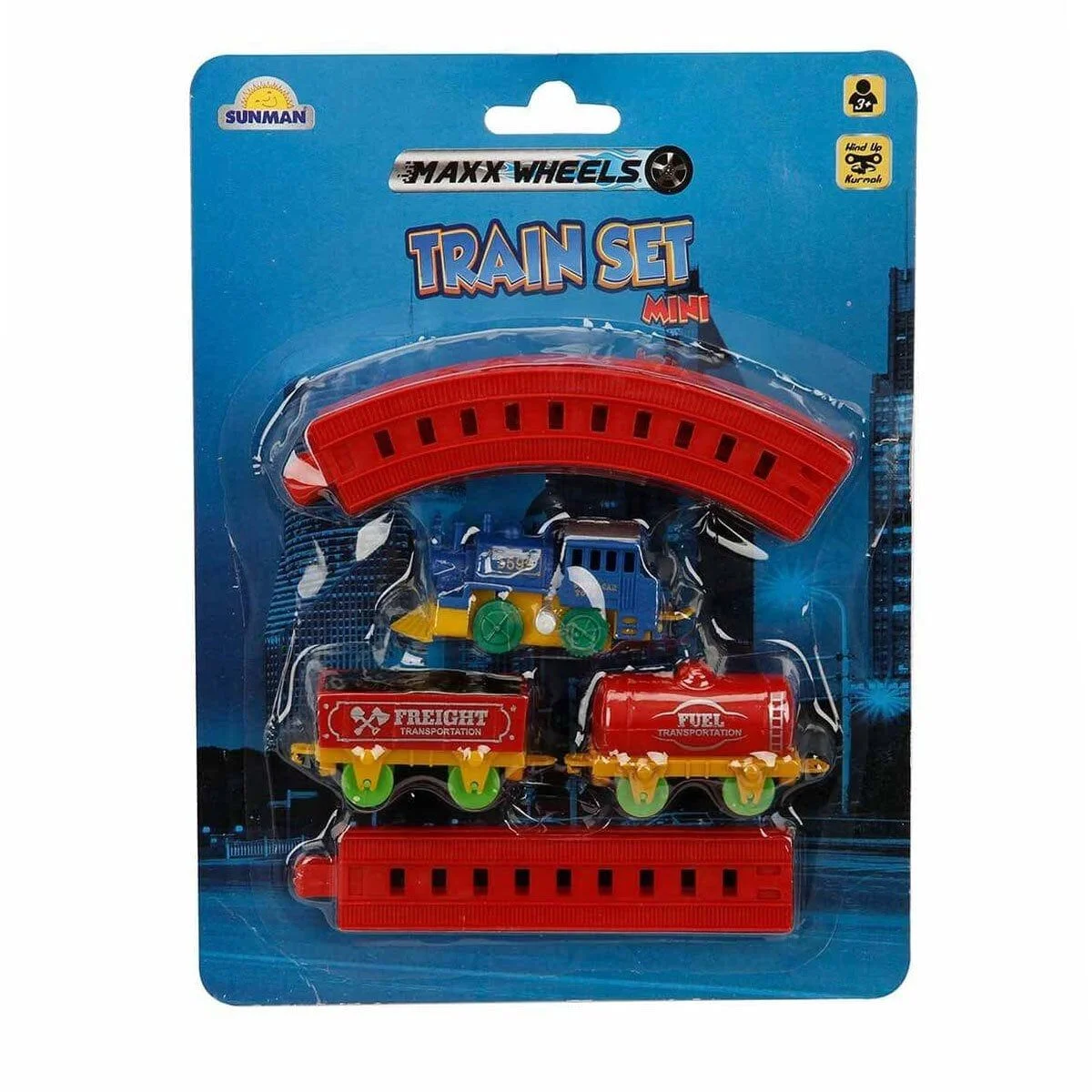 2559 Maxx Wheels Mini Tren Seti 11 Parça -Sunman görsel 2