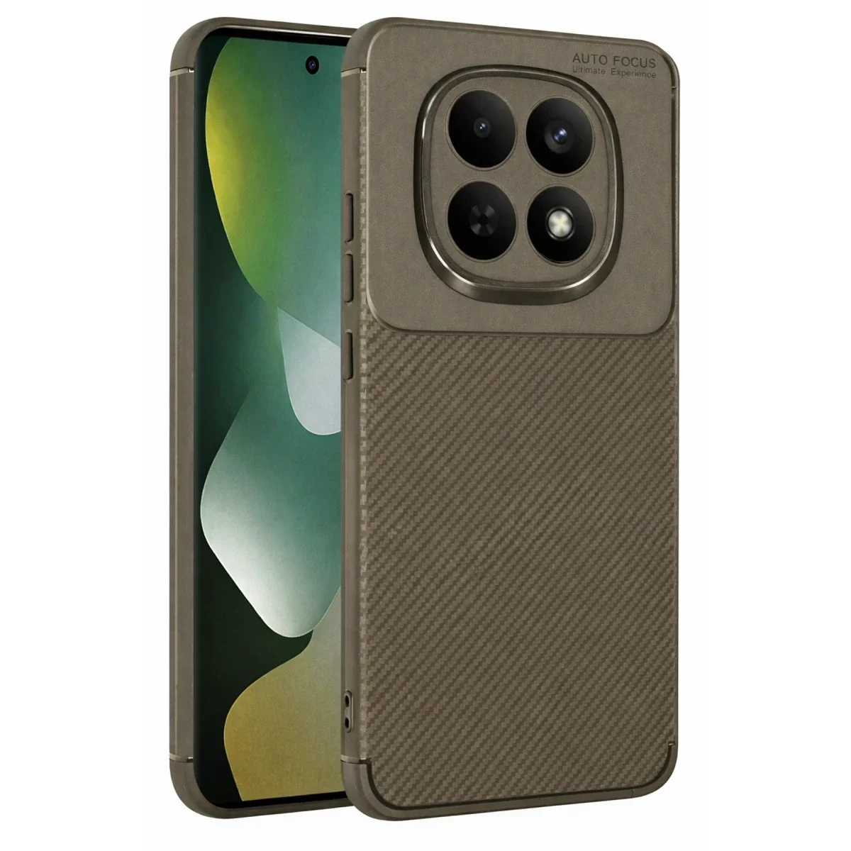 Xiaomi Redmi Note 15 Pro 4G Auto Focus Karbon Kapak - Kahverengi