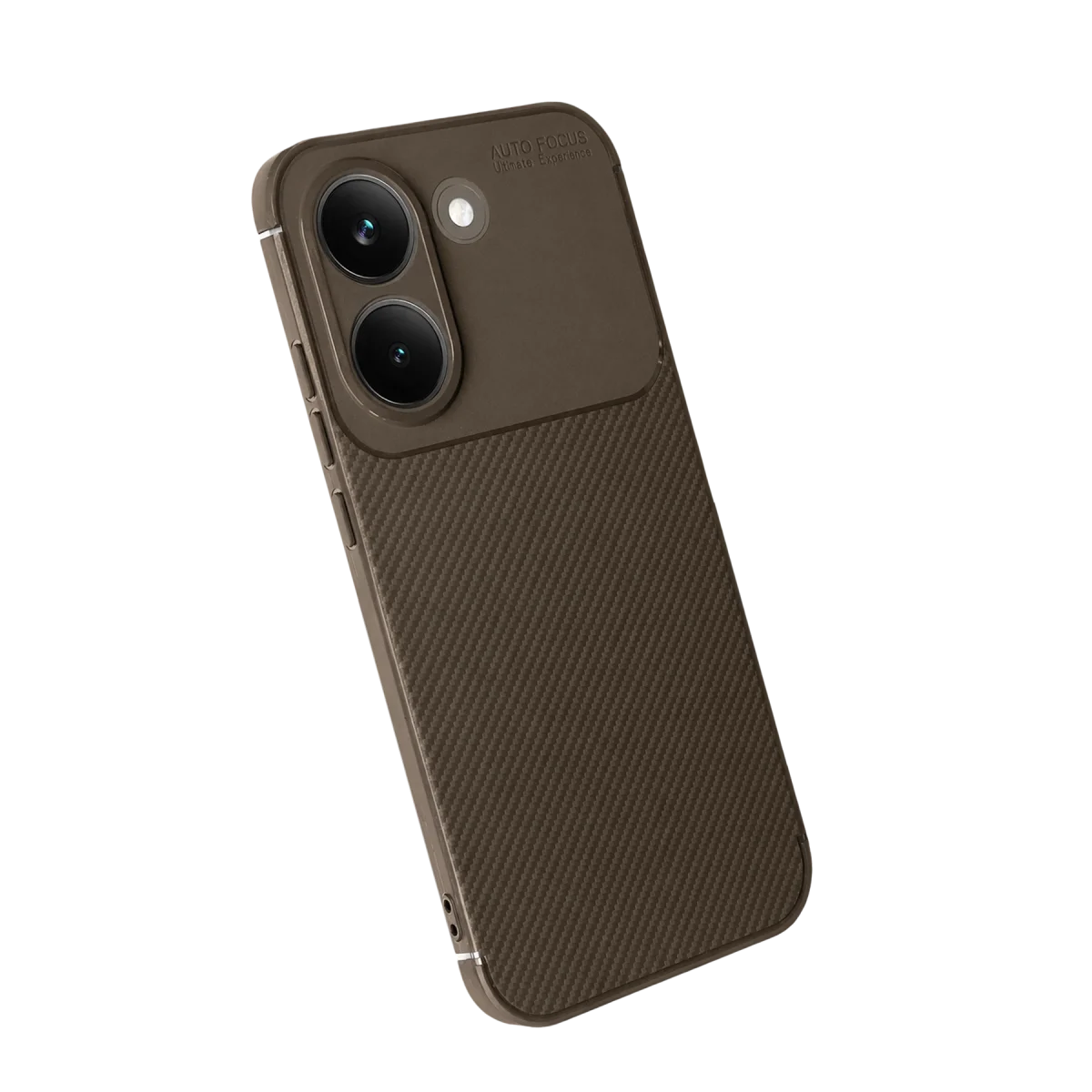 Xiaomi Poco X8 Pro Auto Focus Karbon Kapak - Kahverengi görsel 2