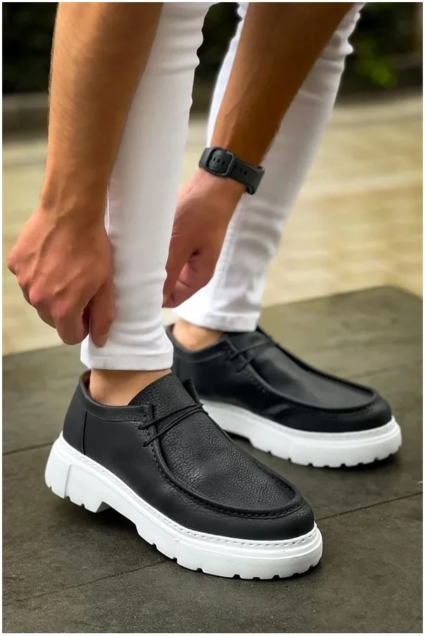 Erkek Fitness Ayakkabı Ayakkabı Bağcıklı Yürüyüş Modern Formlu Spor görsel 5